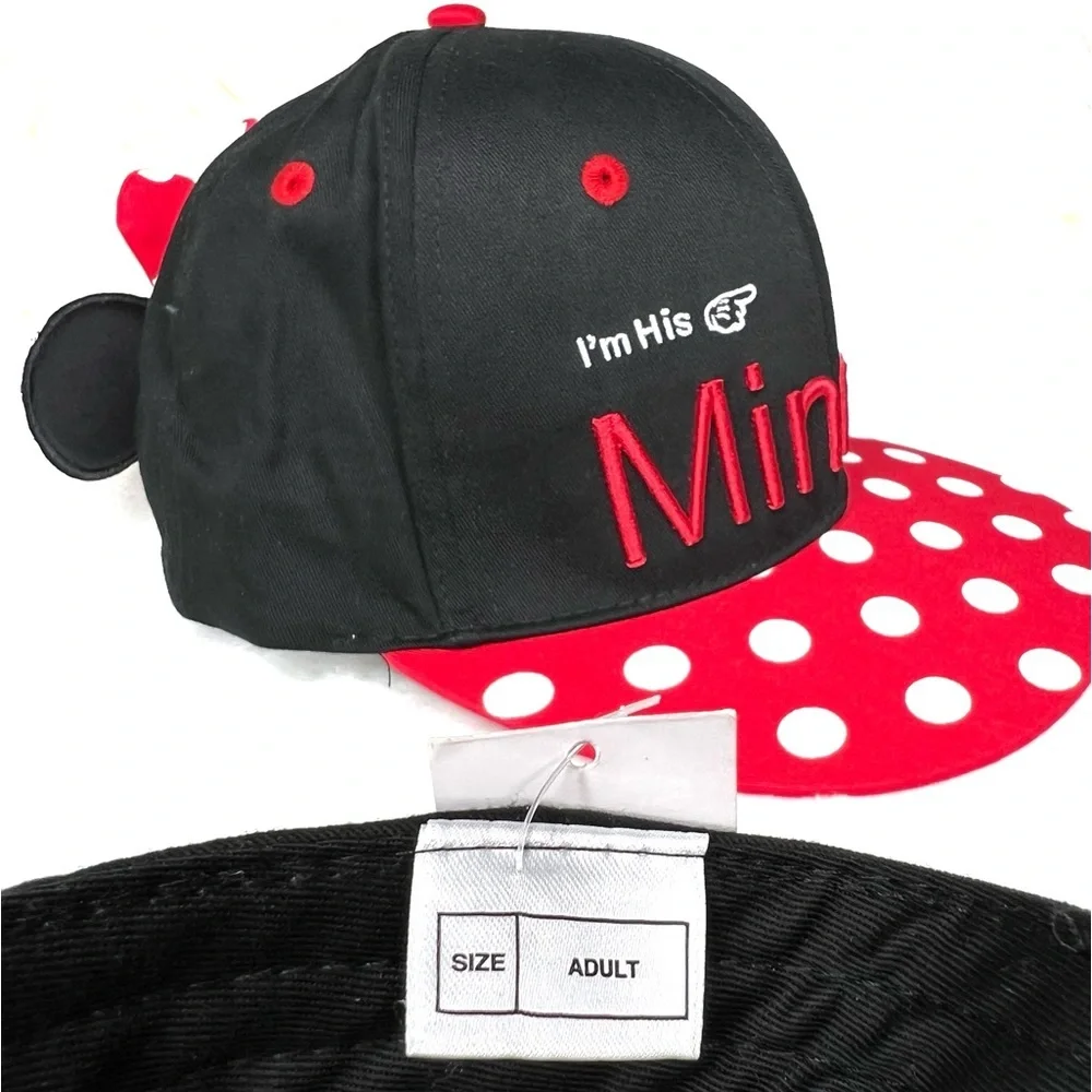 Disney New Hong Kong Disneyland I'm His Minnie I'm Her Mickey Couple's Hats NWT - Picture 16 of 17